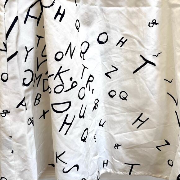 Hilda Henry Zelda ecru alphabet dress size 12 NWT - Picture 9 of 10